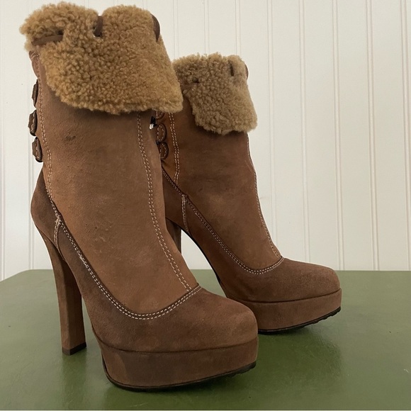 Sebastian Milano ELIATY Sherpa Lined Boots in Italian Leather Hand Made *Italy* - Picture 13 of 15